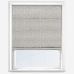 Kemi Hex Silver Grey | Roman Blind