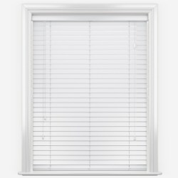 Bright White | String | Venetian Wood Blind