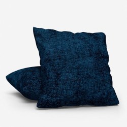 Boucle Chenille Navy Blue | Cushion