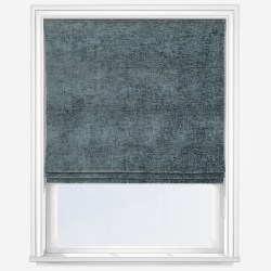 Boucle Chenille Smoke Blue | Roman Blind