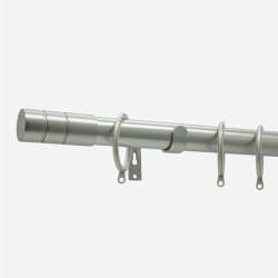 Brushed Steel Barrel | 28mm | Curtain Pole