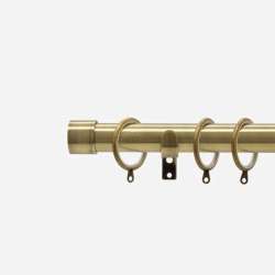 Antique Brass End Cap | 28mm | Curtain Pole