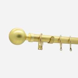 Brushed Gold Ball | 28mm | Curtain Pole