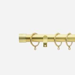 Brushed Gold End Cap | 28mm | Curtain Pole