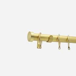 Brushed Gold Stud | 35mm | Curtain Pole