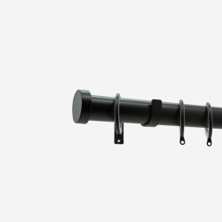 Matt Black Stud | 28mm | Curtain Pole