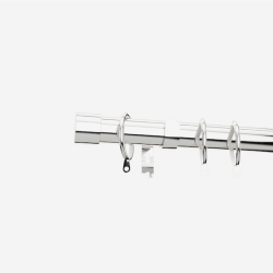 Polished Chrome End Cap | 28mm | Curtain Pole