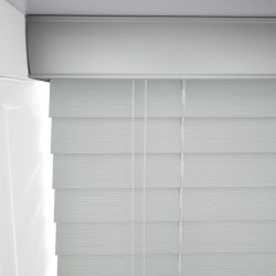 Embossed Pigeon Grey | String | Venetian Faux Wood Blind