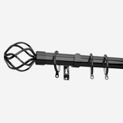 Black Nickel Cage | 28mm | Curtain Pole
